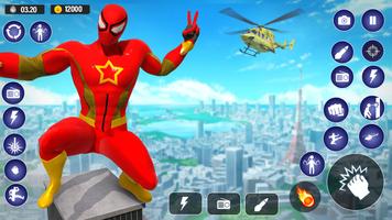 Spider Rope Superhero Games 3D imagem de tela 1