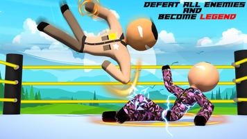 Juego de lucha Stickman Ring captura de pantalla 3