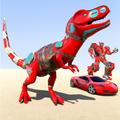 Dino Robot Car Game: Wild Dinosaur Robot Games