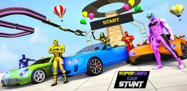 Spider Car Stunt Superhero Car
