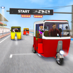 City rickshaw racing drive sim