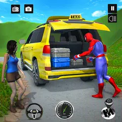 Superhero Car Games Taxi Games APK 下載