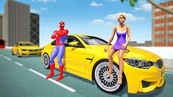 Superhero Car Games Taxi Games screenshot 1