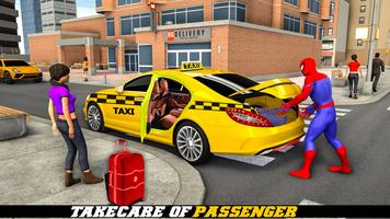 Spider Car auto taxi Games screenshot 2