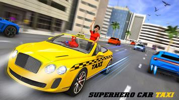 Superhero Car Games Taxi Games screenshot 3