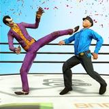 Modern Police Ring Fighting Games : Boxing Games icône