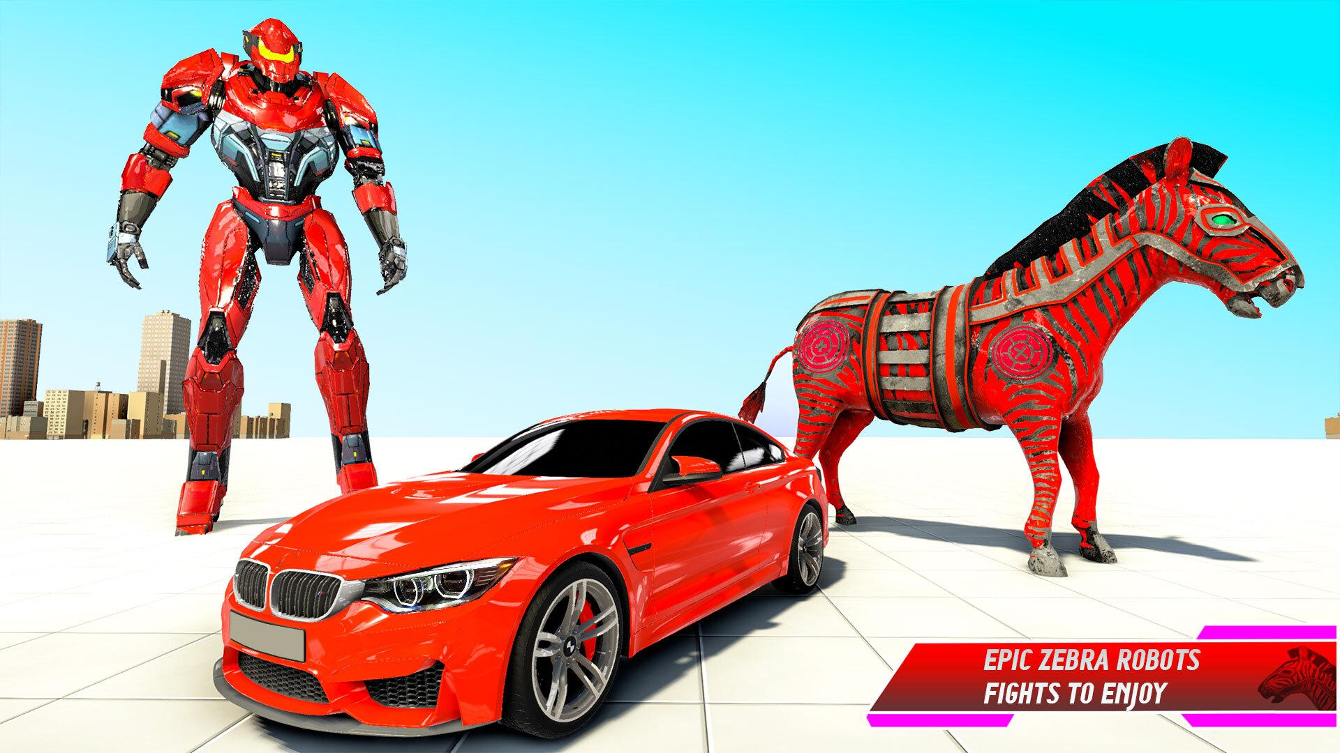 Jeux De Robot Qui Se Transforme En Voiture Jeux de voiture robot zèbre 3d pour Android - Téléchargez l'APK