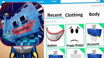 Blue Zuggy Monster Skin roblox Plakat