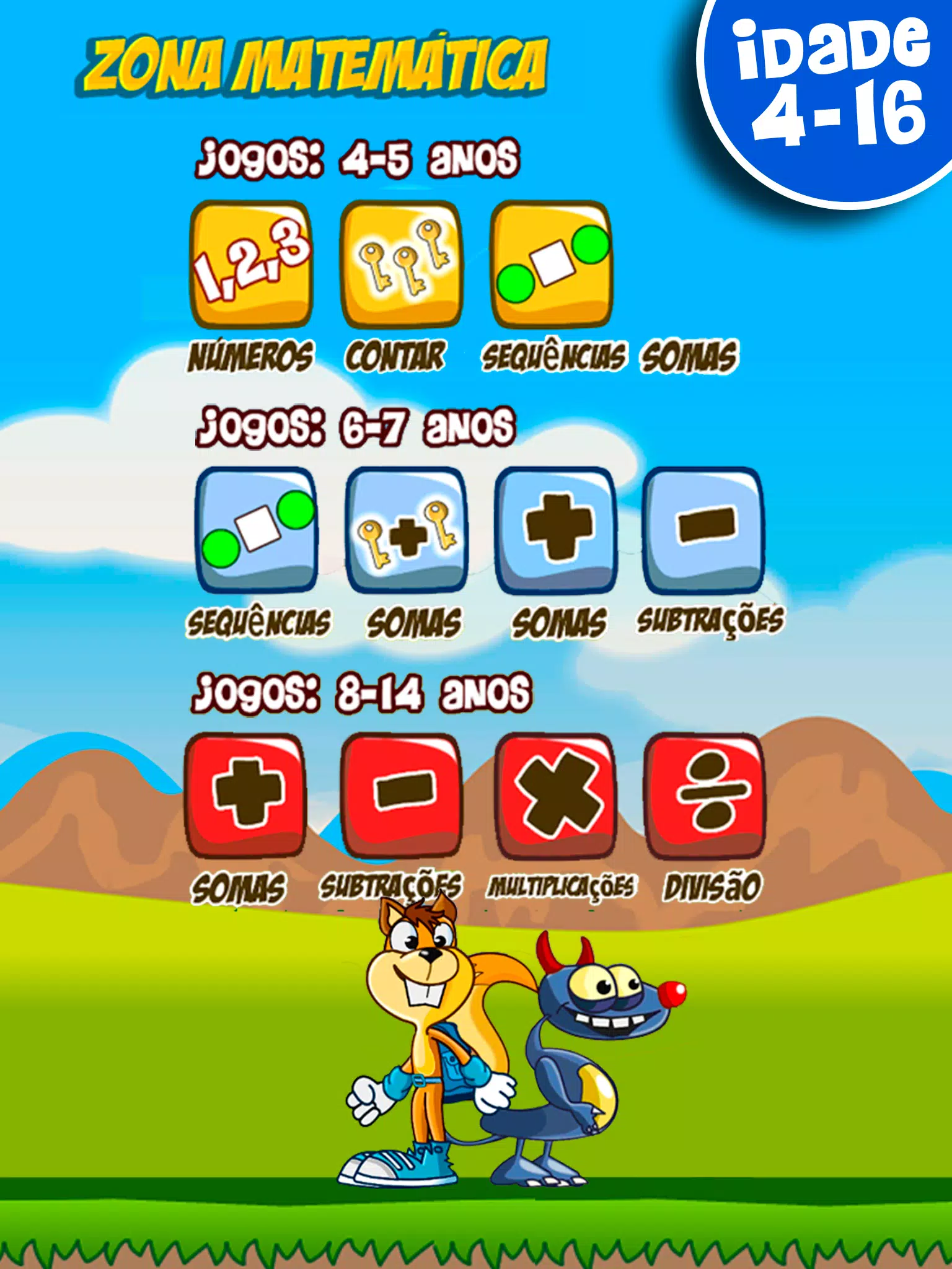 Download do APK de Monster: Jogos de matematica para Android