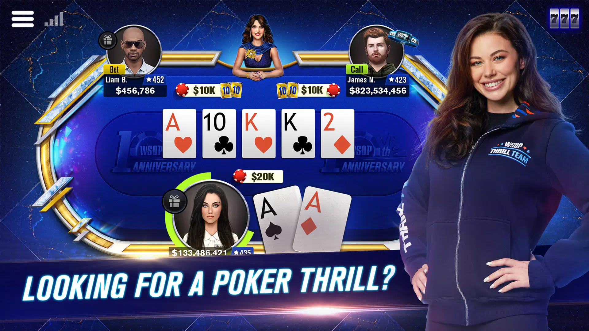 Poker World: Offline Poker - Jogo Grátis Online