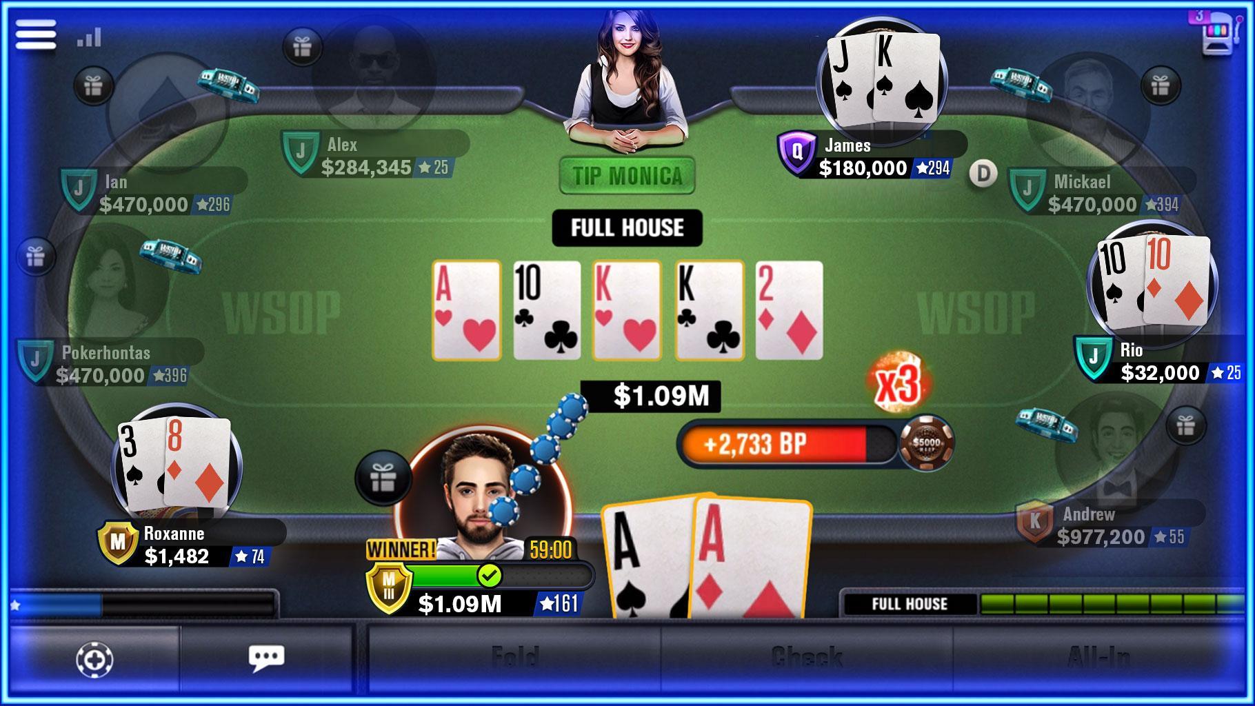 world series of poker online game