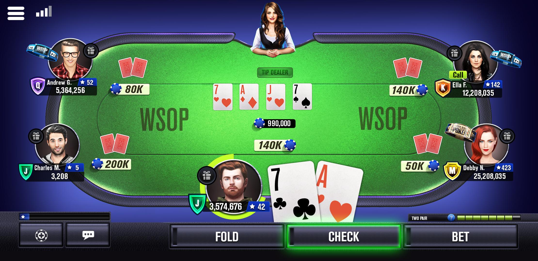 world series of poker online game