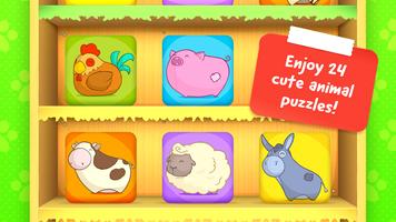 Animal Puzzle - Game for toddlers and children تصوير الشاشة 2