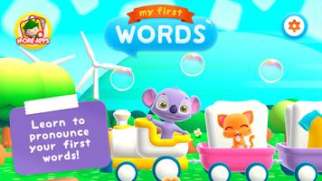 My First Words (+2) - Flash cards for toddlers الملصق