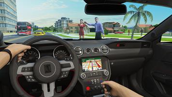City Taxi Driving Games 3D capture d'écran 2