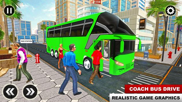 City Passenger Coach Bus Simulator: Bus Driving 3D poster