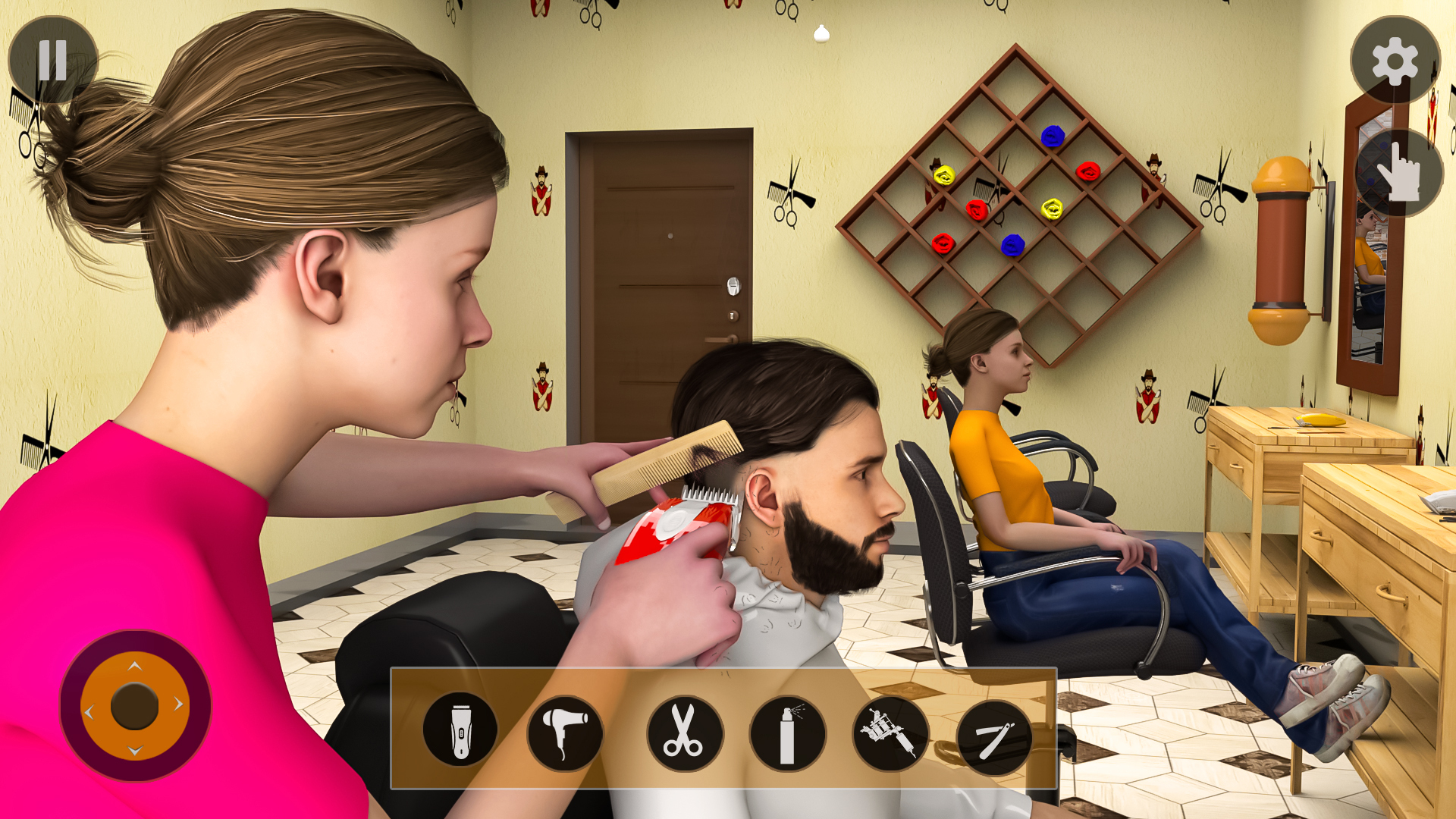 Barber Shop Hair Cut Sim Games 1.6 APK + Mod for Android.