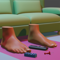 Grumpy Footsy Rush
