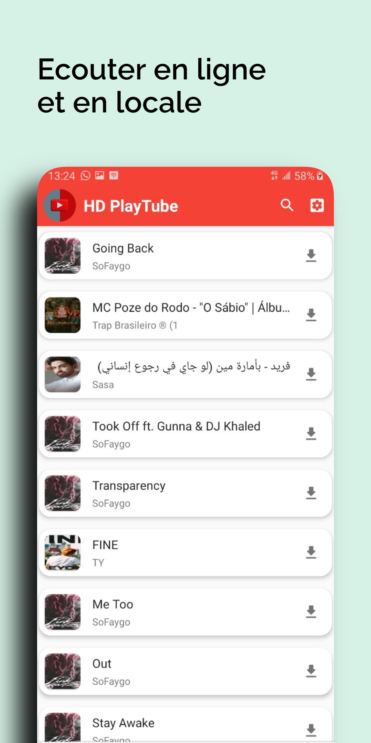 HD playtube - MP3 MP4 Download APK for Android Download