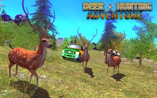 Cerf Chasse Aventure Jeux Affiche
