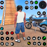 motocross jump tril  game