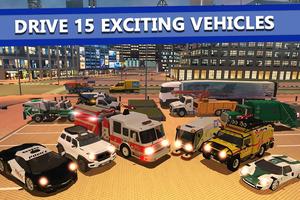 Emergency Driver Sim: City Her تصوير الشاشة 1