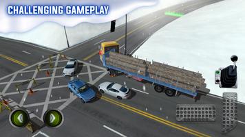 Ice Road Truck Parking Sim Plakat