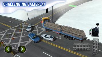 Ice Road Truck Parking Sim poster