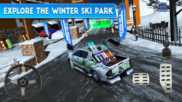 Winter Ski Park: Snow Driver ảnh chụp màn hình 1