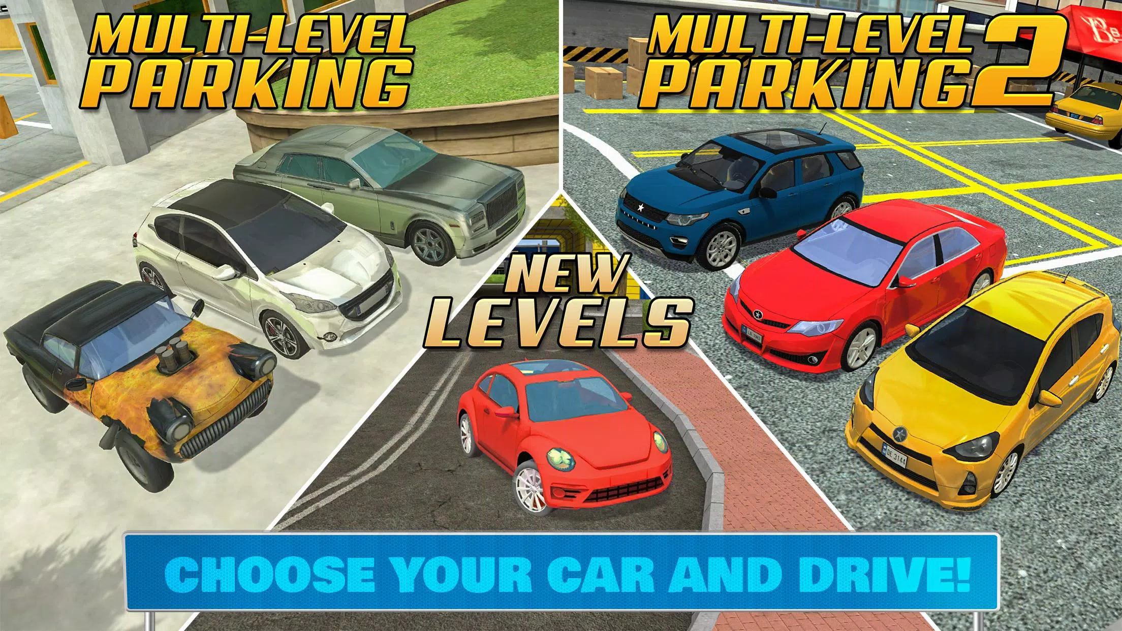 Multi Level 3 Car Parking Game - Product Information, Latest