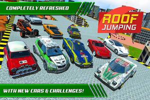 Roof Jumping Car Parking Games Plakat