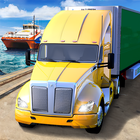 Ferry Port Trucker Parking Sim أيقونة