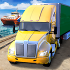 Ferry Port Trucker Parking Sim simgesi