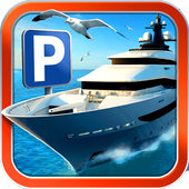 3D Boat Parking Simulator Game ikon