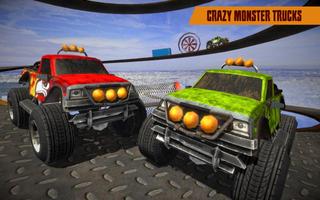 Impossible Monster 3D Truck Legends Stunts capture d'écran 1
