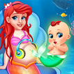 Mermaid Mom & Baby Care Game