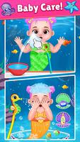 Mermaid Mom & Baby Care Game screenshot 2