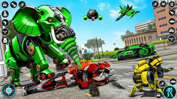 Giant Elephant Robot Transform imagem de tela 1