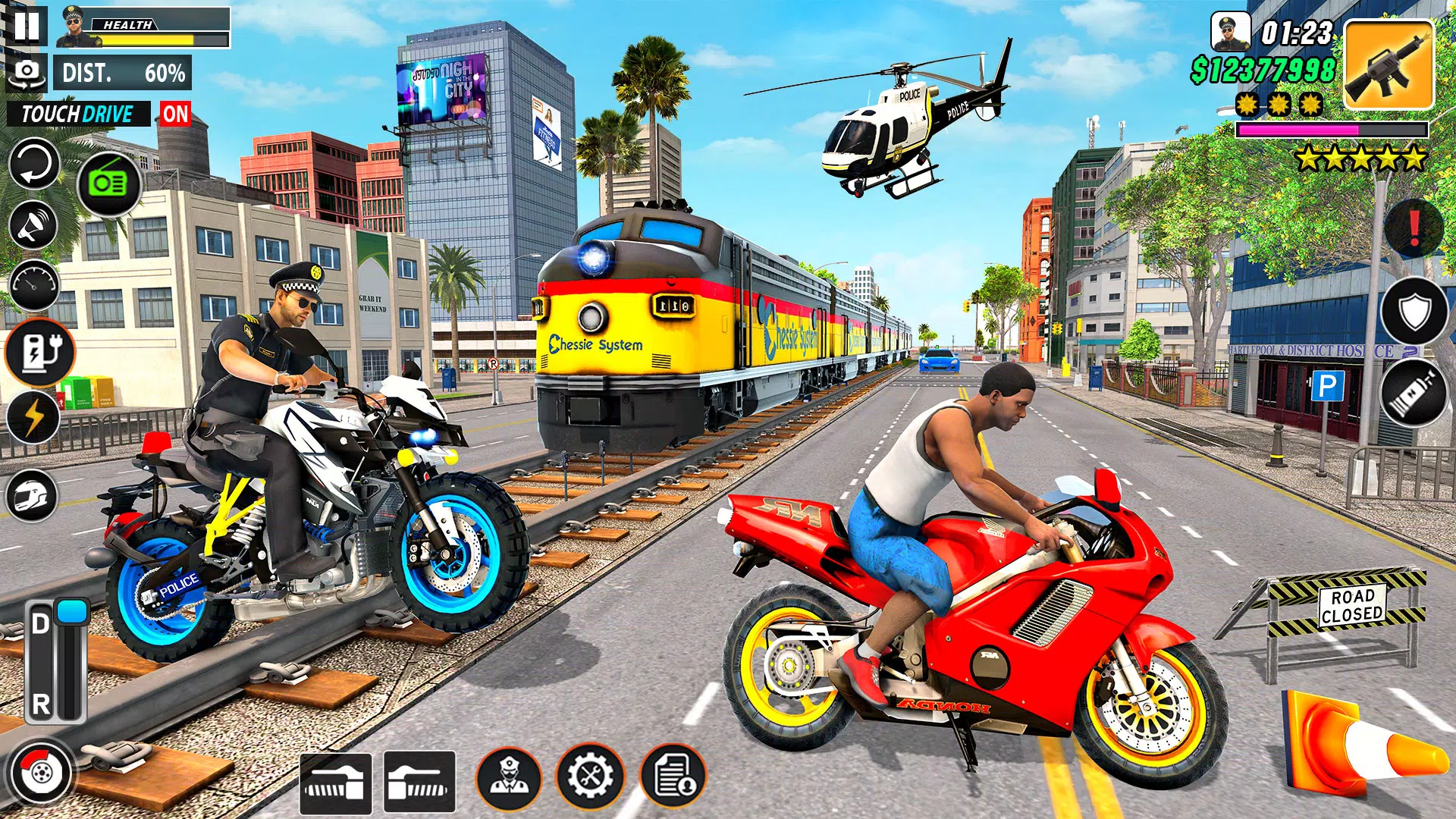 Baixar e jogar jogos de moto bike da polícia no PC com MuMu Player