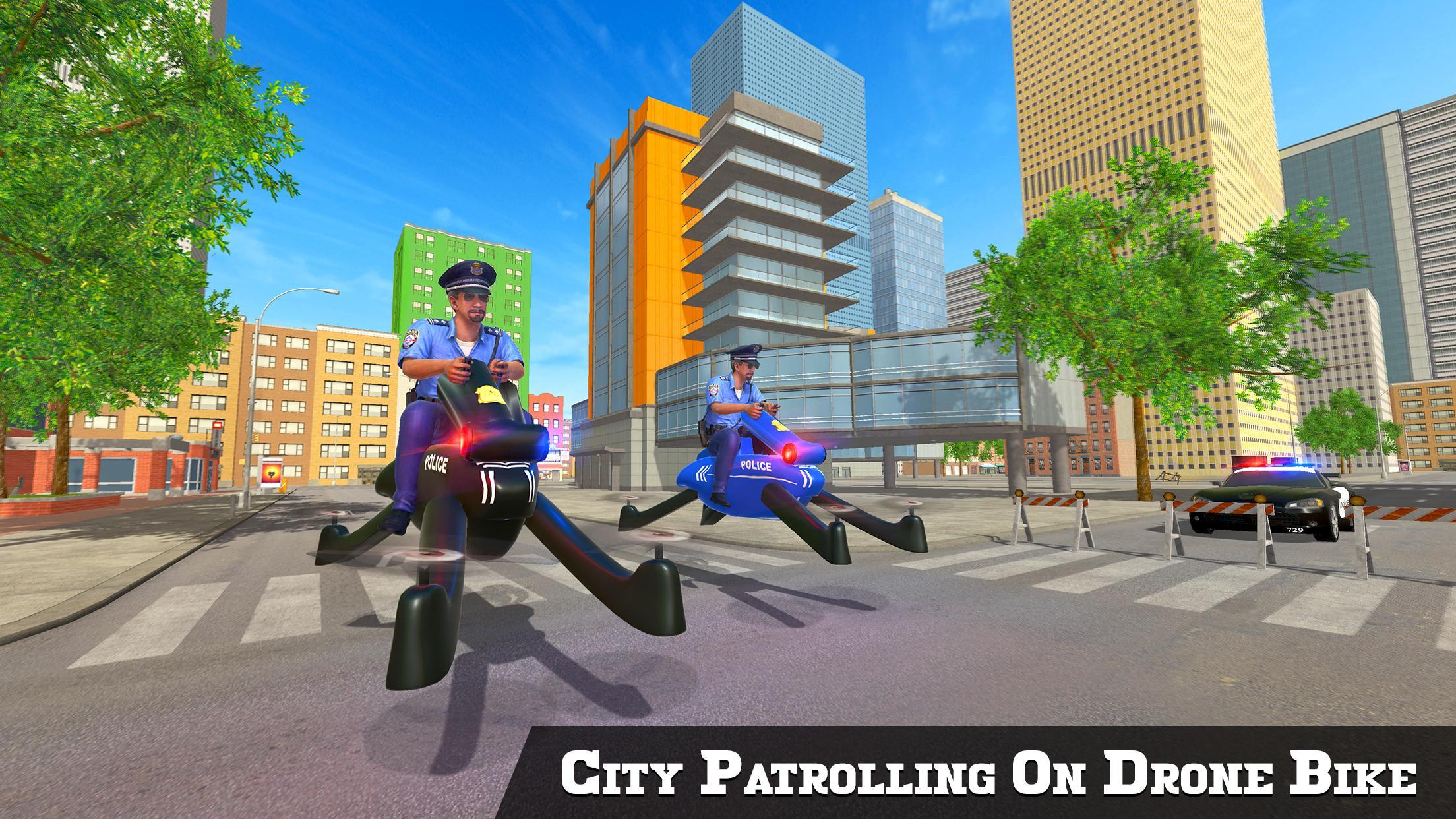 Flying Police Drone Bike Simulator 2020 For Android Apk Download - how to get drone in vehicle simulator roblox youtube