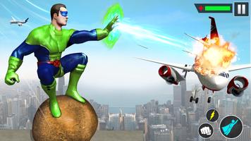 Flying Slime SuperHero Game Affiche