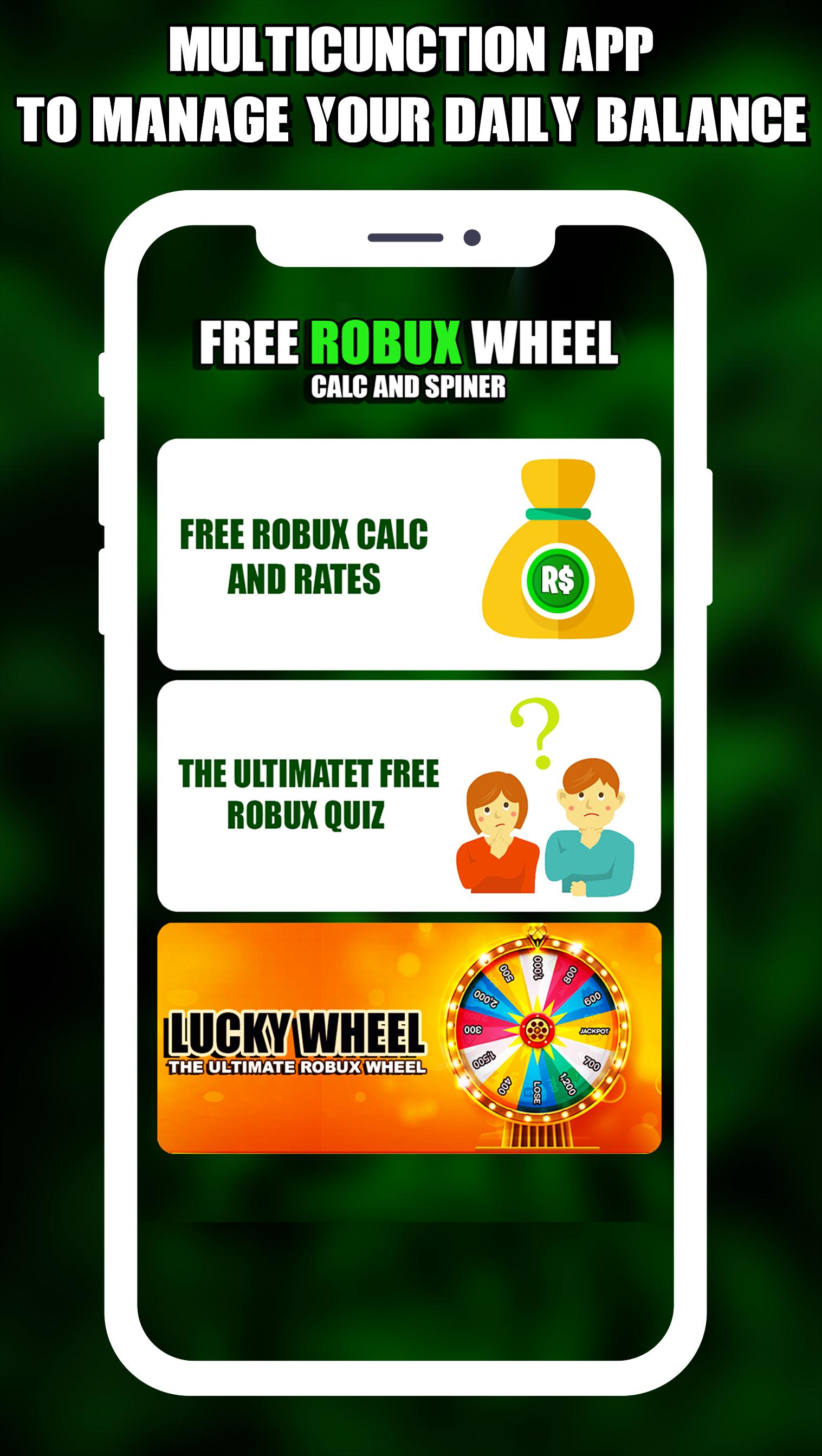 Robux 2020 Free Robux Spin Wheel Rbx Challenge For Android Apk Download - free robux on mobile 2020