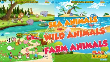 Animaux Puzzle Affiche