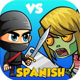 Jogo de palavras em espanhol ícone