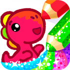 Coloring games for kids age 5 icon