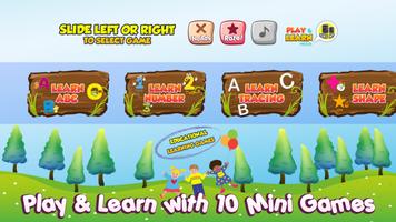 Jogos educativos para crianças Cartaz