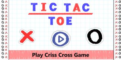 Criss Cross Game -Tic Tac Toe Cartaz