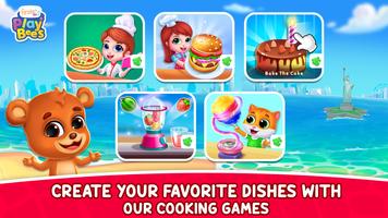 Cooking & Hotel Games for Kids Affiche