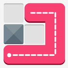 Fill color one line connect أيقونة