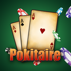 Pokitaire! Poker & Solitaire Beginner Game FREE آئیکن